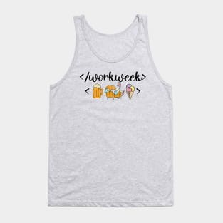 Finish Workweek HTML Tank Top